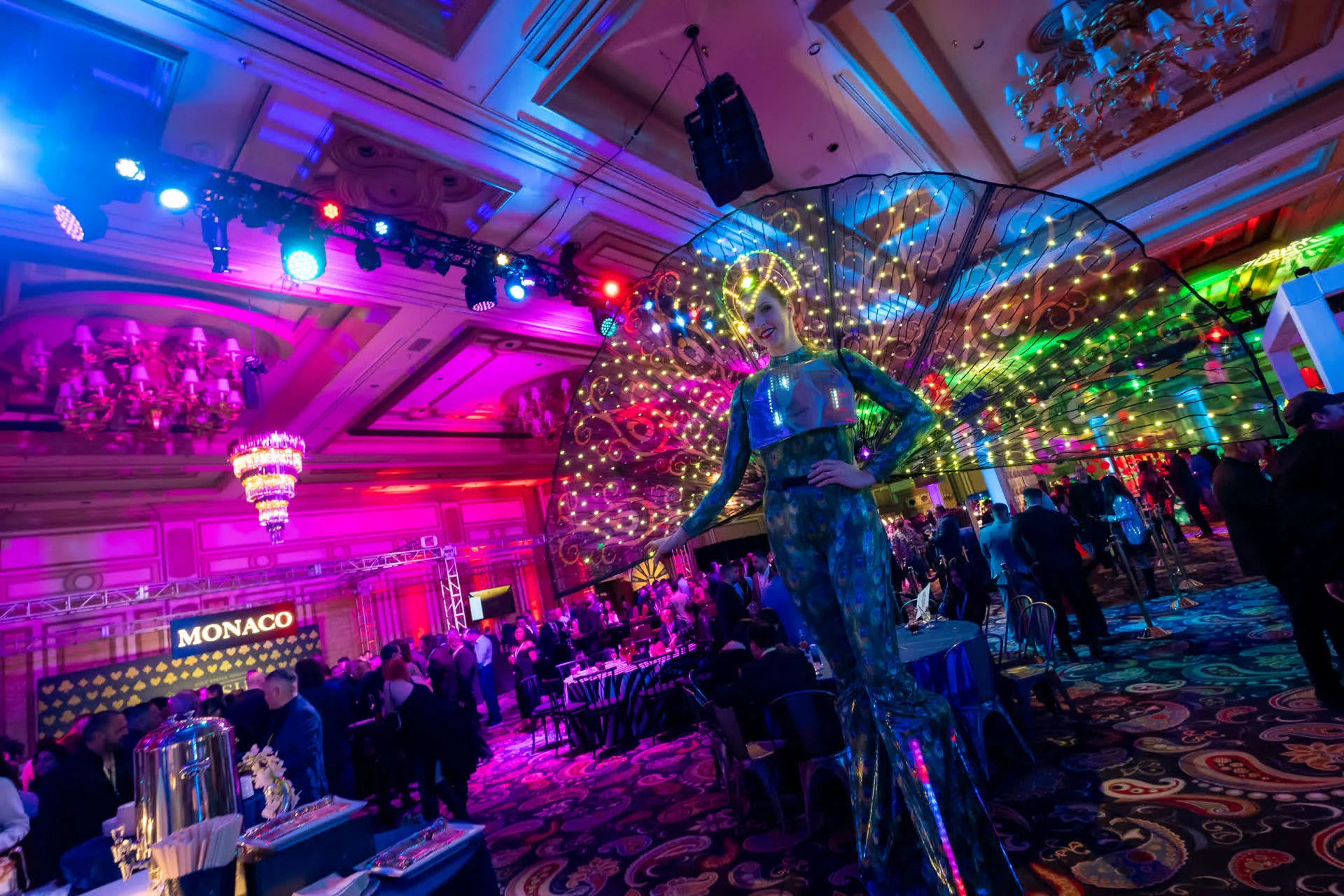 Performer on stage at the Gulf States Toyota Cash Bash event